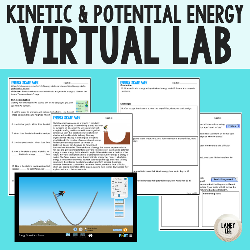kinetic potential energy lab