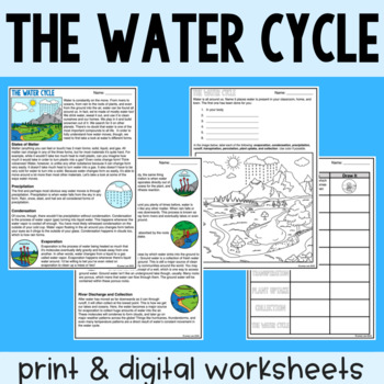 The Water Cycle Guided Reading Preview