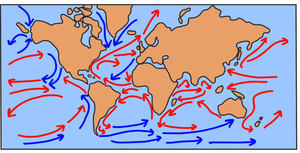 surface ocean currents 