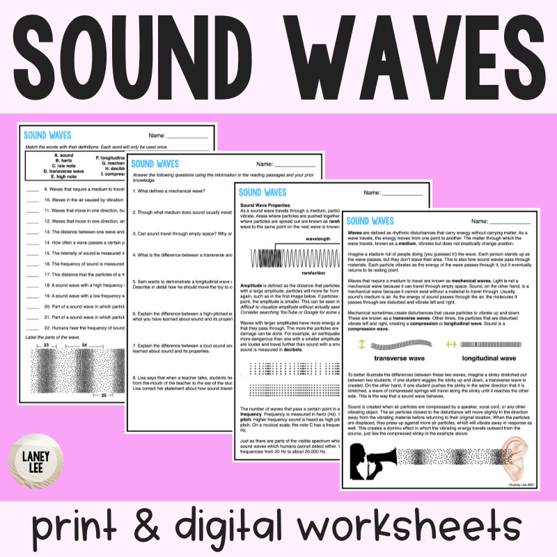 Sound Waves Guided Reading