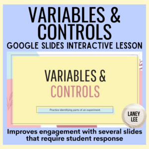 variables and controls google slides presentation