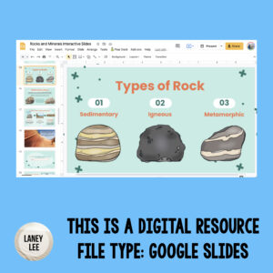 rocks and minerals google slides presentation