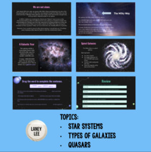 star systems and galaxies google slides presentation