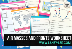air masses and fronts worksheet pdf
