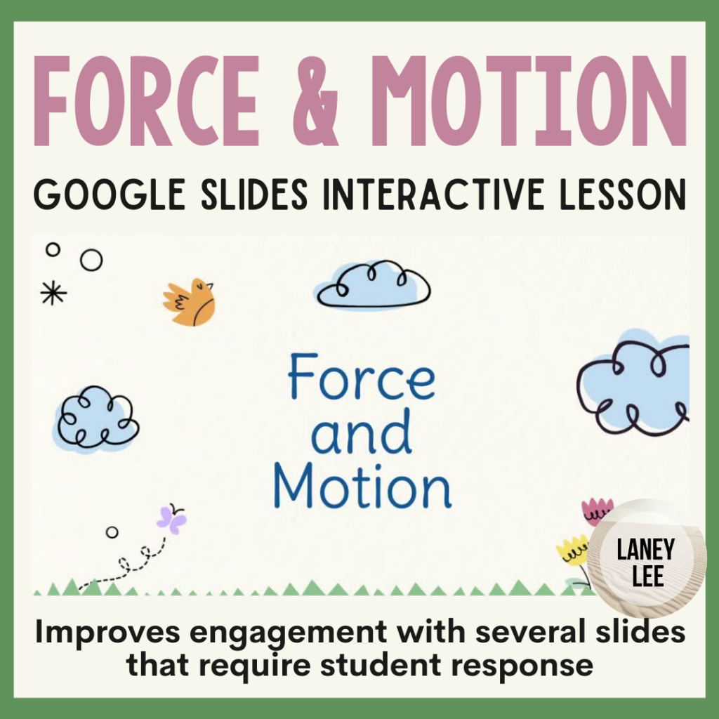 force and motion google slides presentation
