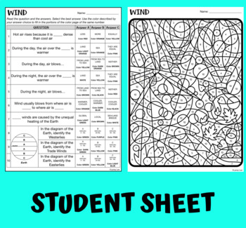 Global Winds & Jet Stream Worksheet with Answer Key