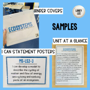 Samples of NGSS I Can StatementPosters