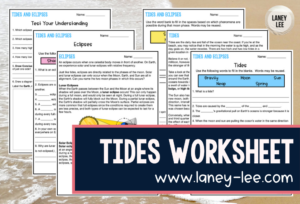 tides worksheet