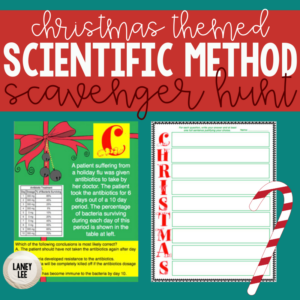 Christmas Scientific Method Scavenger Hunt