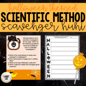 Halloween Scientific Method Scavenger Hunt