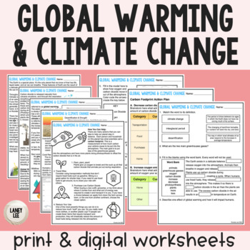 Global warming and climate change guided reading