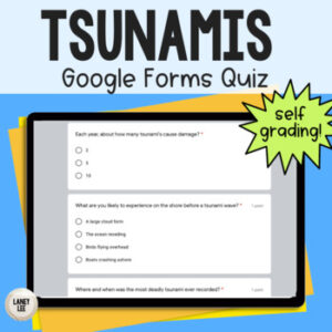 Tsunamis Google Forms Quiz