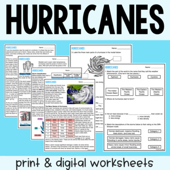 Hurricanes Guided Reading