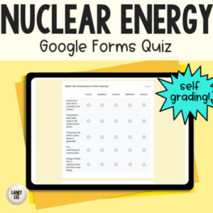 Nuclear Energy Comprehension Quiz
