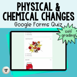 physical and chemical changes quiz