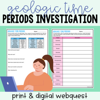 Geologic Time Periods Webquest