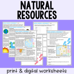 Natural Resource Guided reading