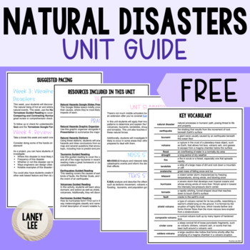 Natural Disasters Unit Guide