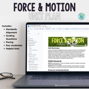 Force and Motion Unit Plan