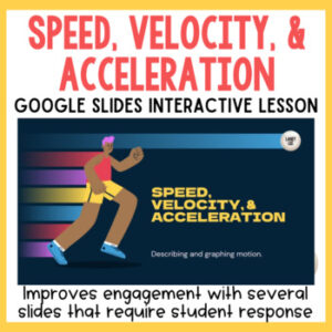 Speed Velocity and Acceleration Presentation
