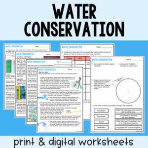 Water Conservation Guided Reading