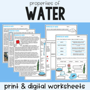 Properties of Water Guided Reading