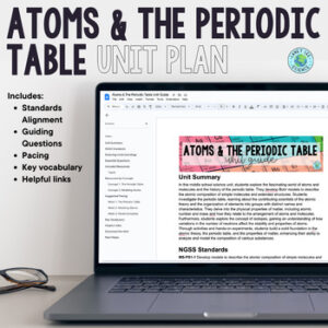 Atoms and The Periodic Table Unit Plan