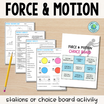 Force and Motion Stations