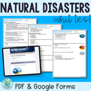 Natural Disasters Unit Test