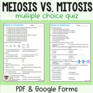 Meiosis vs. Mitosis quiz