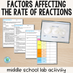 Factors Affecting the Rate of Reactions Lab