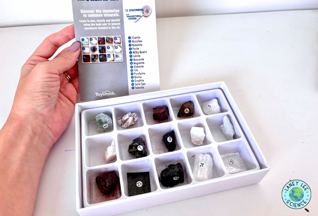 mineral identification lab