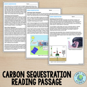 Carbon Sequestration - Reading Comprehension Worksheets