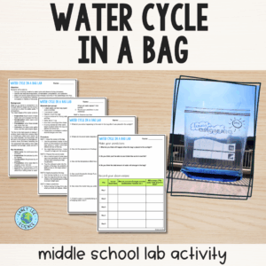water cycle in a bag activity