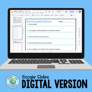 GMOs reading and worksheets