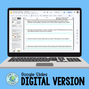 geologic time ordovician and silurian worksheets