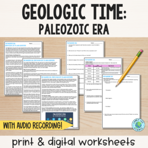 Paleozoic Era Worksheets