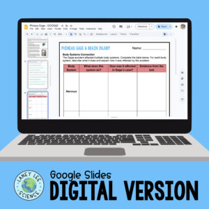 Phineas Gage worksheets