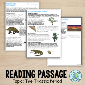 triassic period worksheets