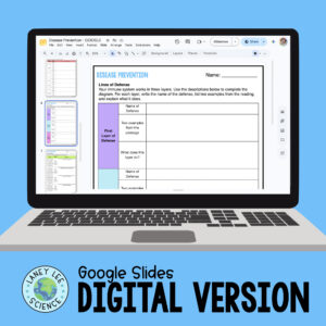 disease prevention worksheets