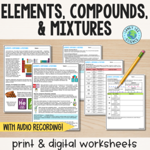 Elements Compounds Mixtures