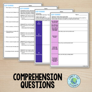 sleep disorders worksheets