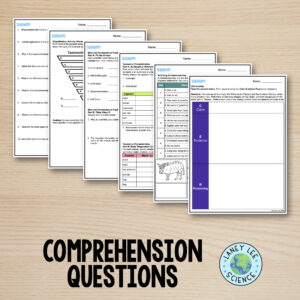 taxonomy worksheets