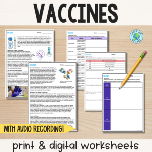 vaccines worksheets