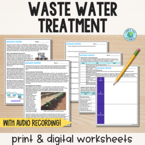 Wastewater Treatment - Reading Comprehension Worksheets