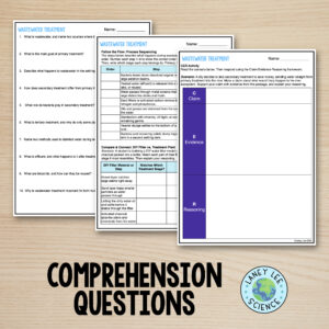 wastewater treatment worksheets
